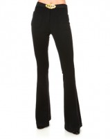 Pantalon en Lana Negro